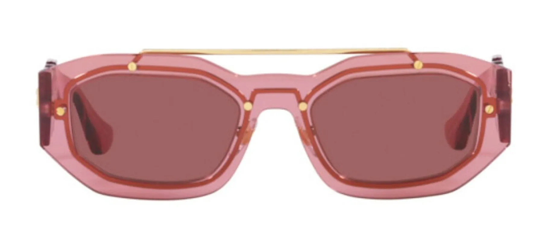 Versace VE 2235 100269 Fashion Plastic Pink Sunglasses with Purple Lens sold by Gaffos