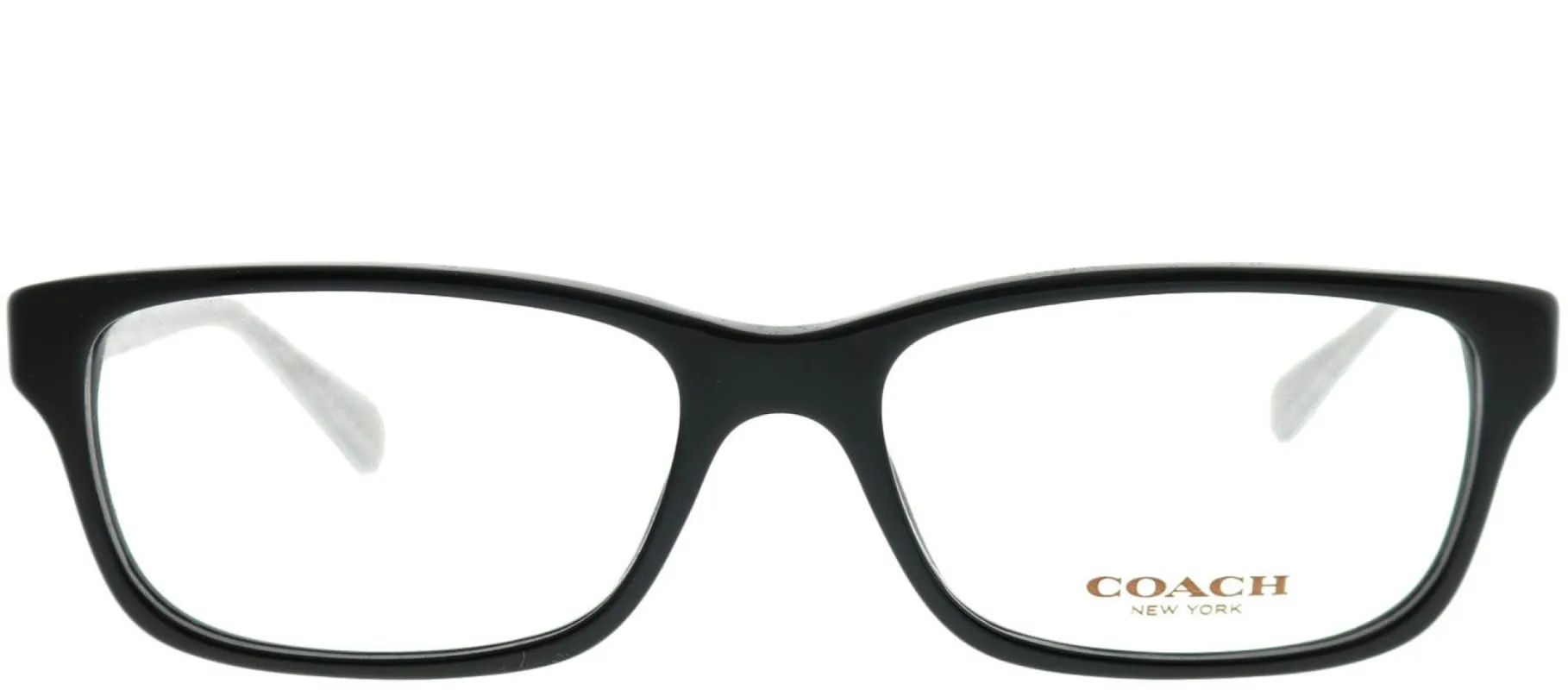 Coach HC 6052 5214 Rectangle Plastic Black Eyeglasses with Demo Lens sold by Gaffos