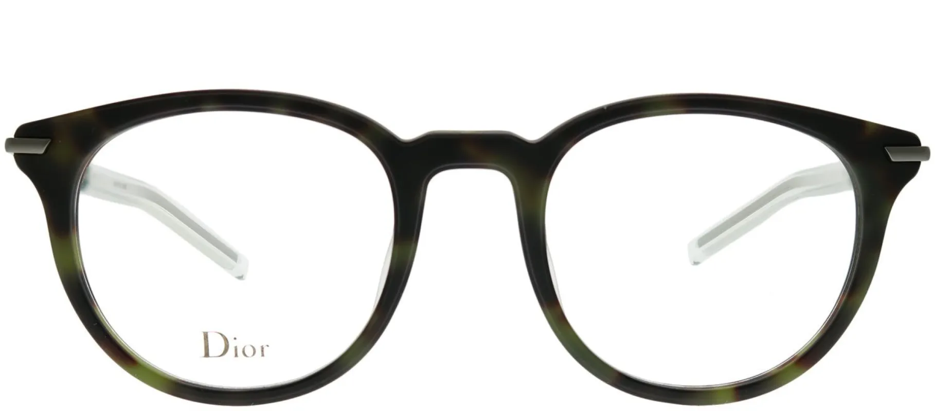 Dior Homme CD BlackTie201S VDF Round Acetate Brown Sunglasses with Demo Lens sold by Gaffos