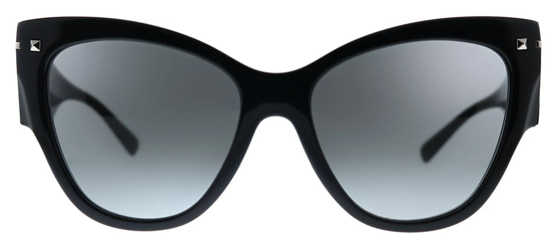 Valentino VA 4028 500111 Cat-Eye Plastic Black Sunglasses with Grey Gradient Lens sold by Gaffos