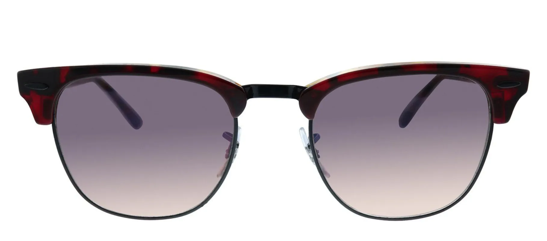 Ray-Ban RB 3016 12753B Square Plastic Havana Sunglasses with Purple Gradient Lens sold by Gaffos