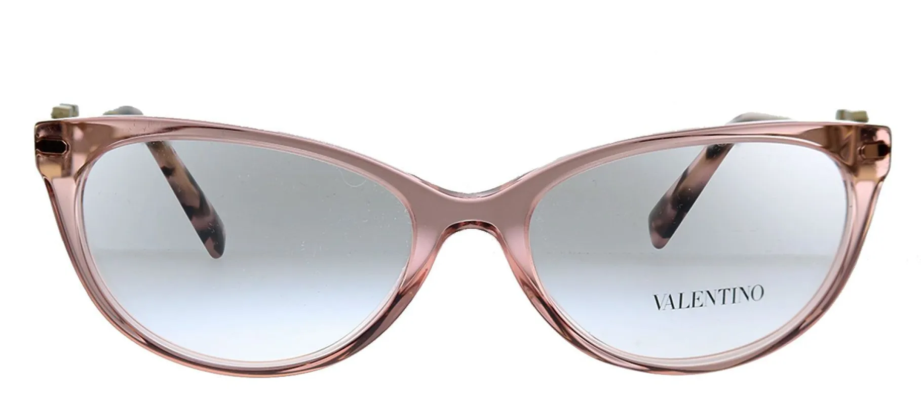 Valentino VA 3051 5155 Cat-Eye Plastic Pink Eyeglasses with Logo Stamped Demo Lenses Lens sold by Gaffos