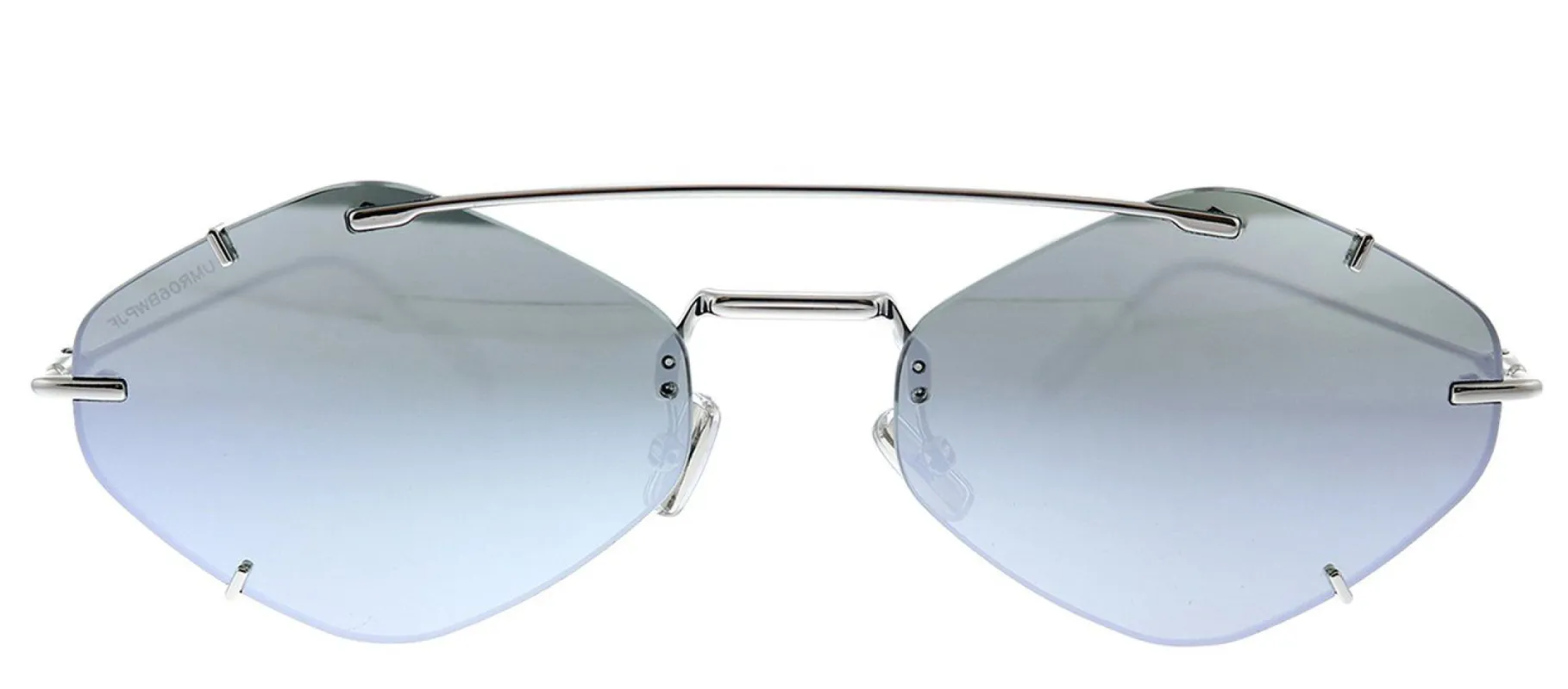 Dior CD DIORINCLUSION 010 Geometric Metal Silver Sunglasses with Silver Lens sold by Gaffos