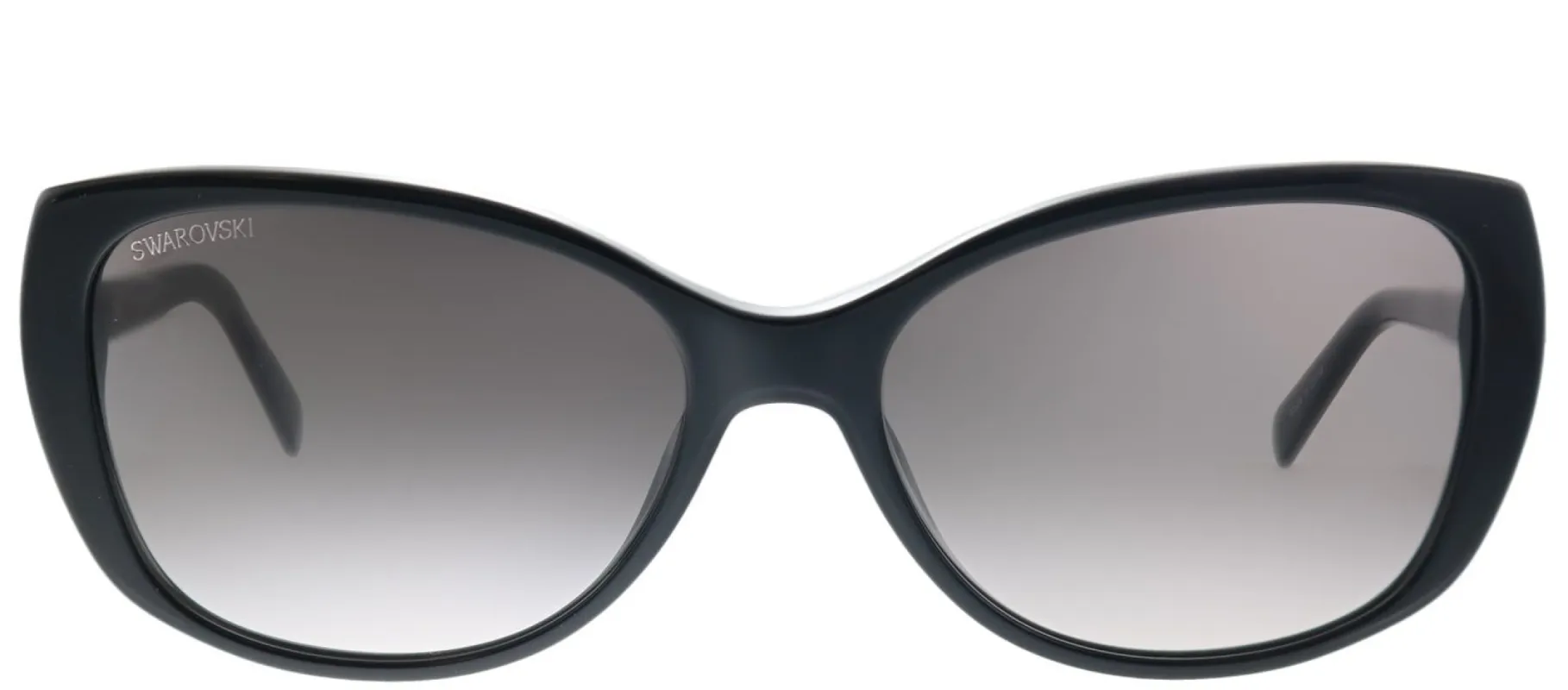 Swarovski SK 0124 01B Cat-eye Plastic Black Sunglasses with Grey Gradient Lens sold by Gaffos
