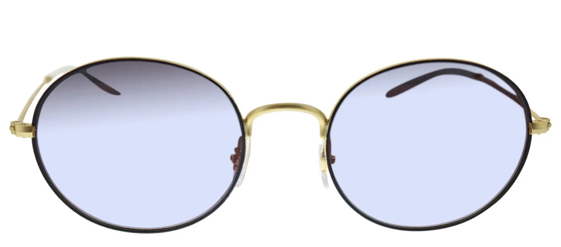 Ray-Ban RB 3594 9114U0 Oval Metal Gold Sunglasses with Purple Mirror Lens sold by Gaffos