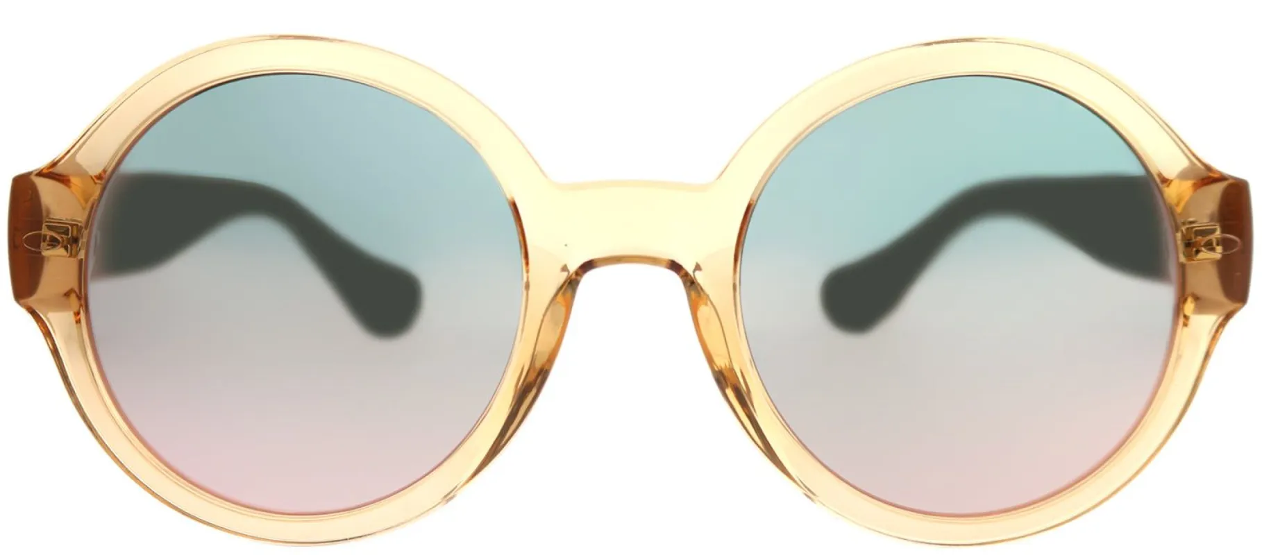 Havaianas HA Floripa/M Round Plastic Pink Sunglasses with Rose Gold Mirror Lens sold by Gaffos