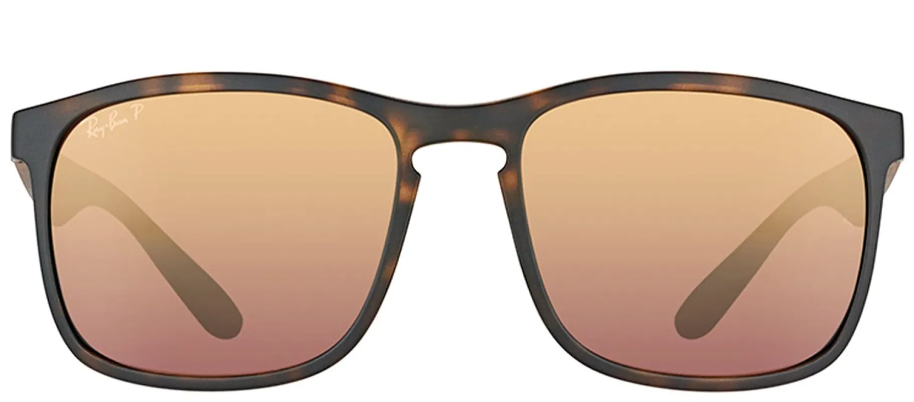 Ray-Ban RB 4264 894/6B Square Plastic Tortoise/ Havana Sunglasses with Brown Flash Polarized Chromance Lens sold by Gaffos