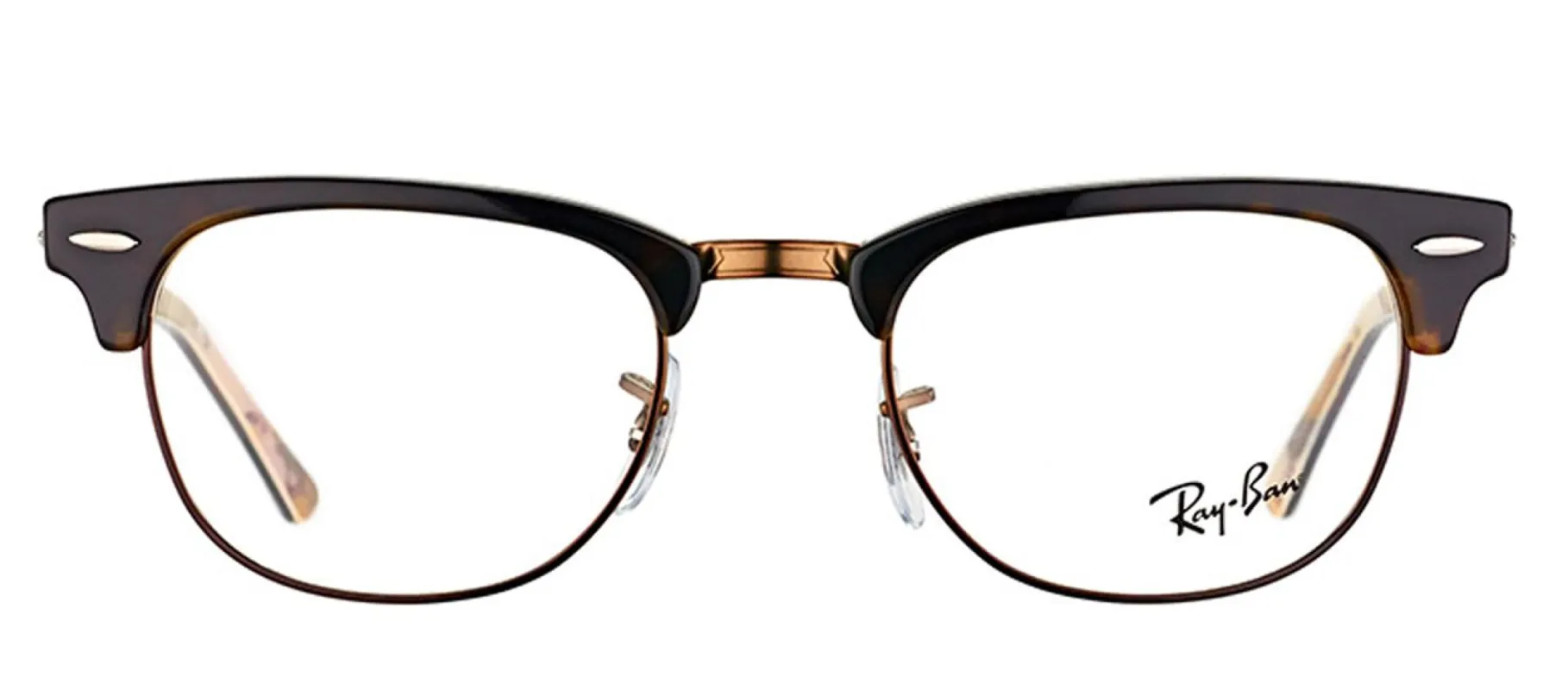 Ray-Ban RX 5154 5650 Clubmaster Plastic Tortoise/ Havana Eyeglasses with Demo Lens sold by Gaffos