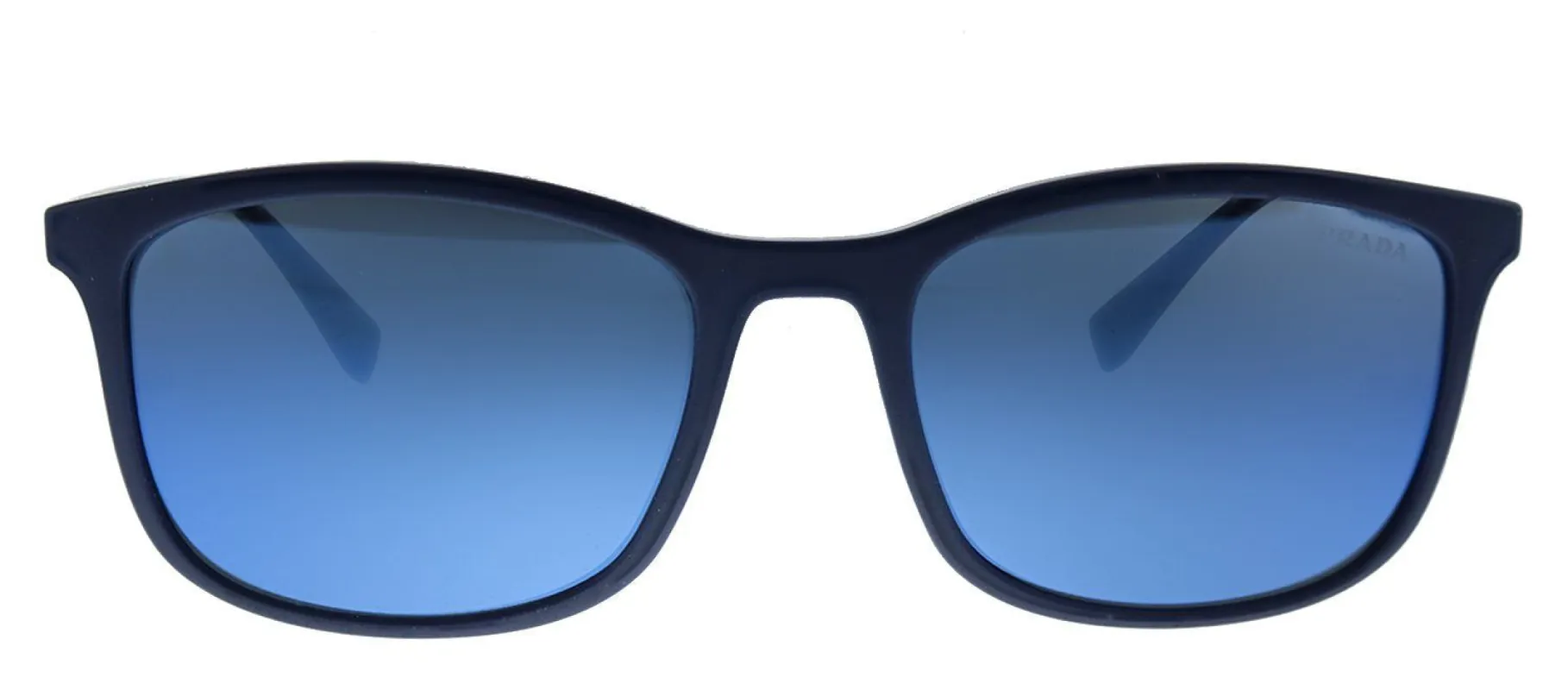 Prada Linea Rossa Lifestyle PS 01TS TFY08H Rectangle Plastic Blue Sunglasses with Blue Mirror Lens sold by Gaffos