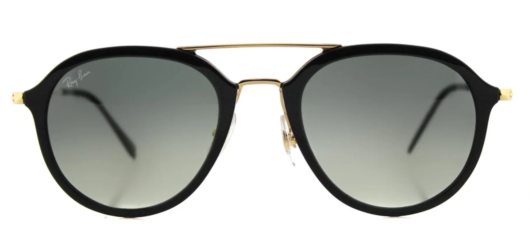 Ray-Ban RB 4253 601/71 Square Plastic Black Sunglasses with Grey Gradient Lens sold by Gaffos