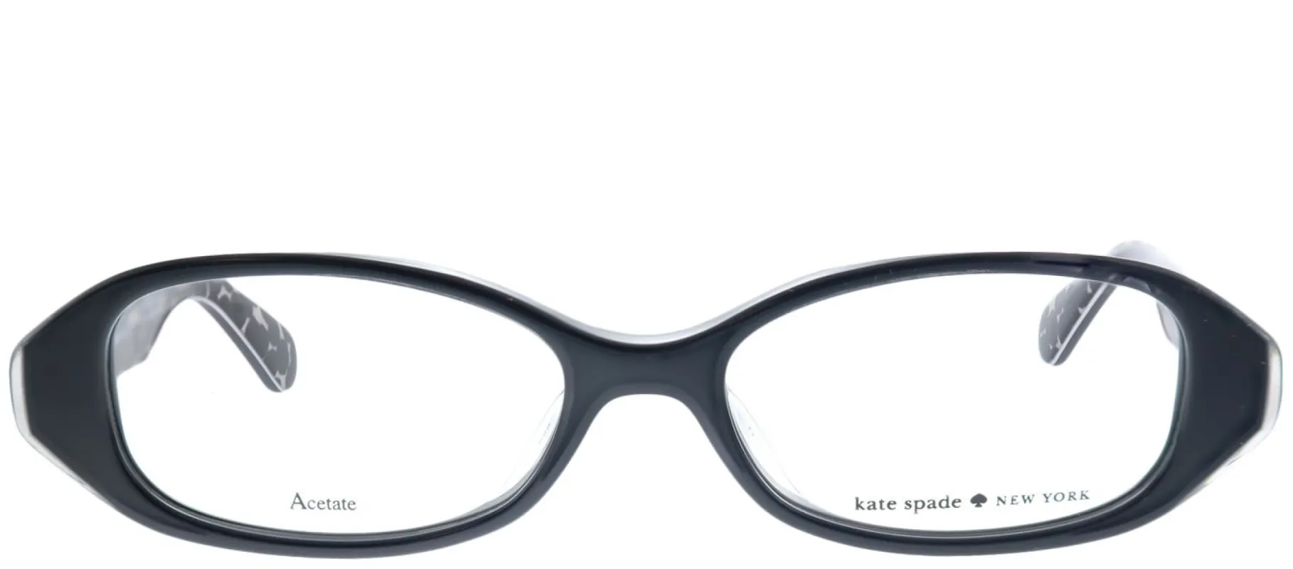 Kate Spade KS Lisann/F S30 Oval Plastic Black Eyeglasses with Demo Lens sold by Gaffos