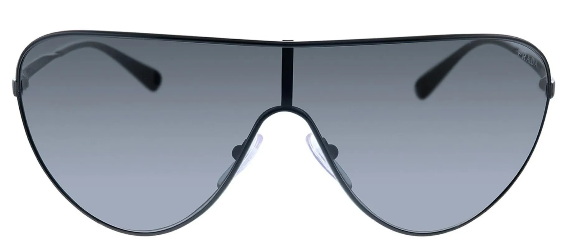Prada PR 55XS 1AB5S0 Pilot Metal Black Sunglasses with Grey Lens sold by Gaffos