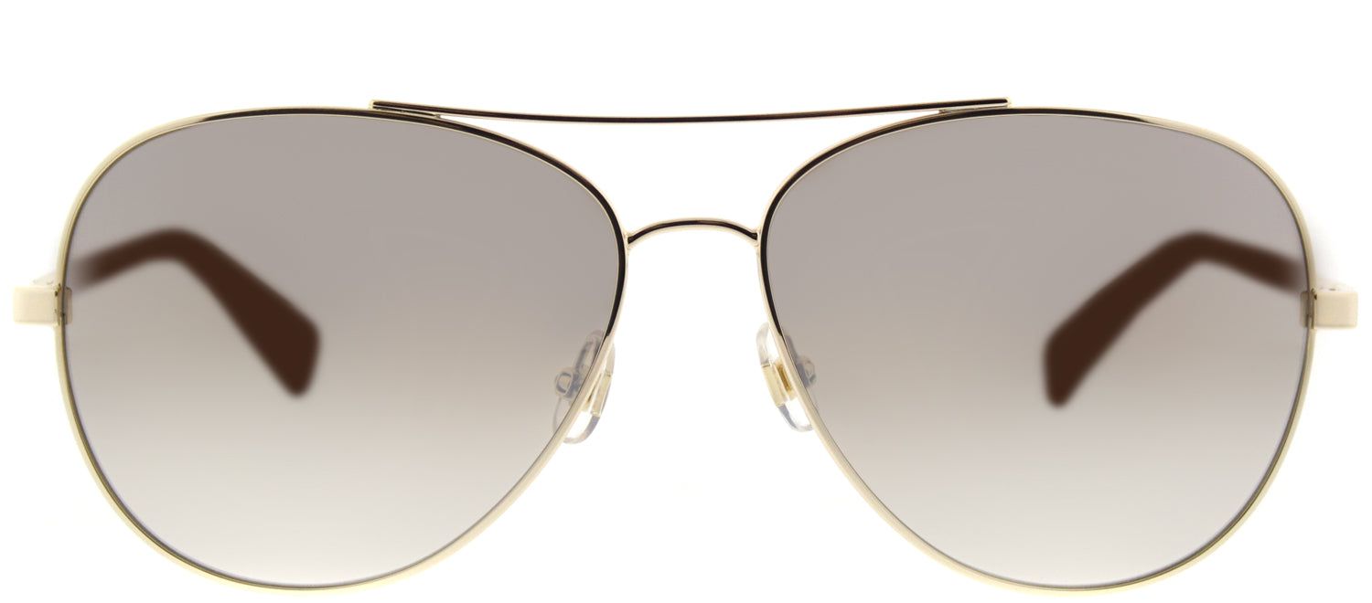 Kate Spade KS Avaline2 06J Aviator Metal Gold Sunglasses with Brown Mirror Gradient Lens sold by Gaffos
