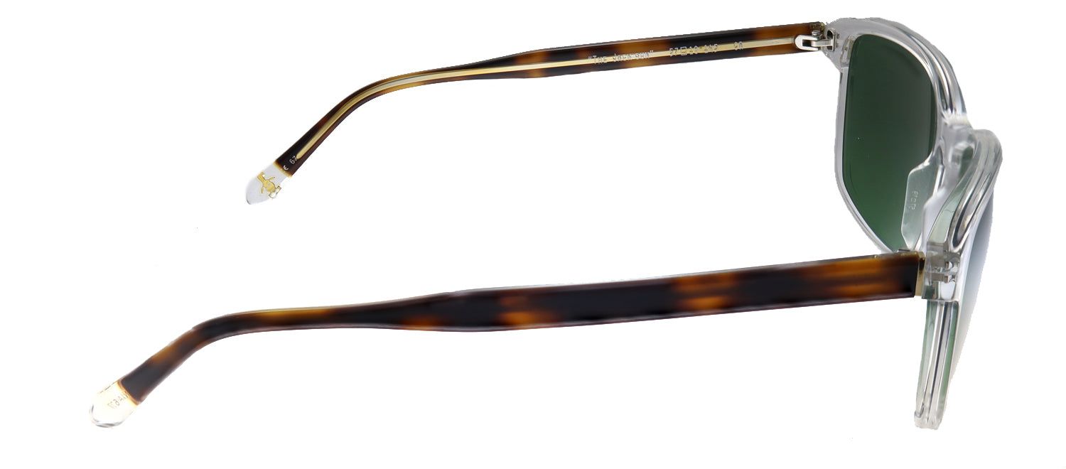 Original Penguin PE Jack SUN CR Rectangle Plastic Clear Sunglasses with Green Polarized Lens sold by Gaffos product image thumbnail 3