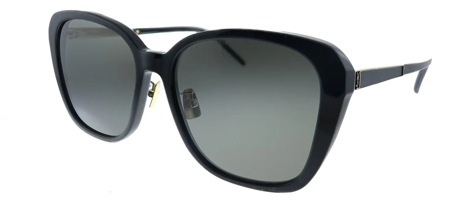 Saint Laurent SL M78/F 002 Oversized Acetate Black Sunglasses with Grey Lens sold by Gaffos product image thumbnail 2