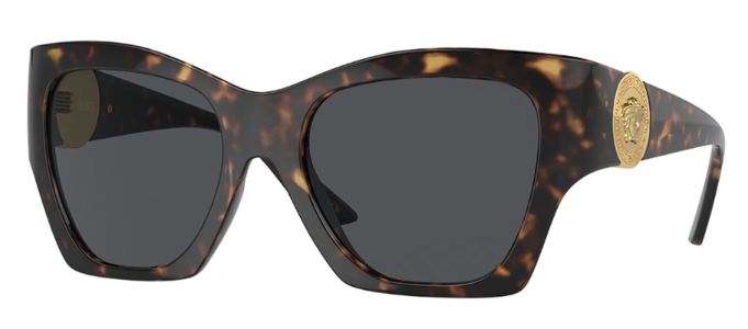 Versace VE 4452 108/87 Fashion Plastic Havana Sunglasses with Grey Lens sold by Gaffos