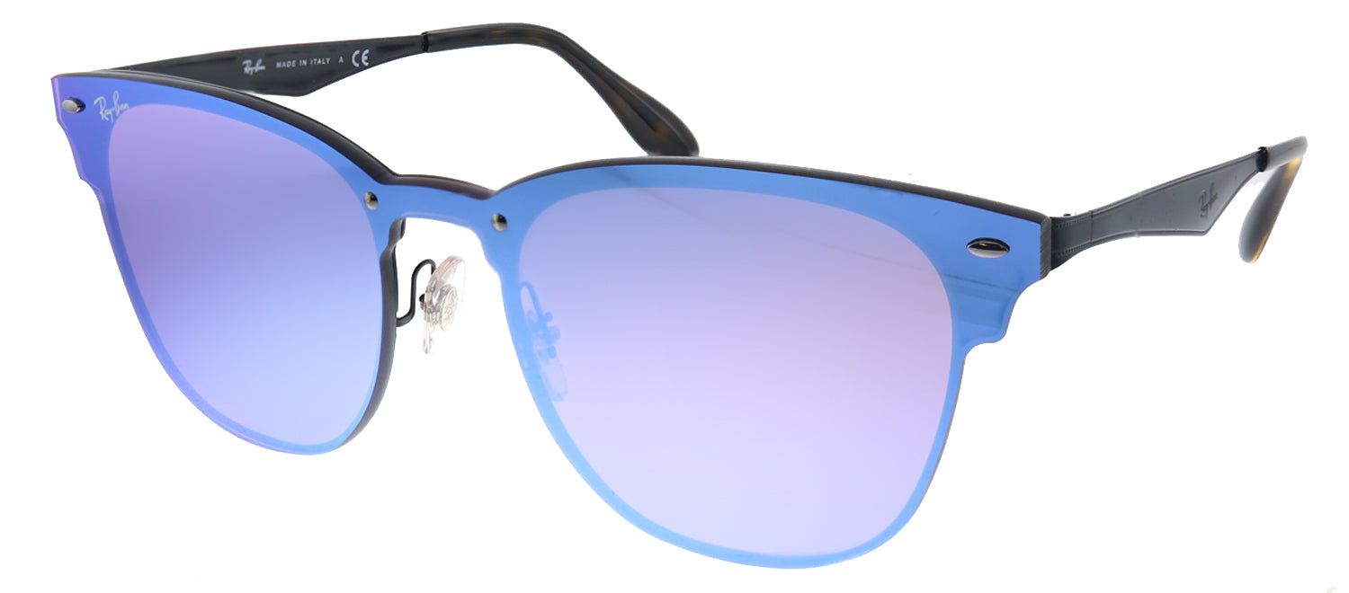 Ray-Ban RB 3576N 042/87 Clubmaster Metal Silver Sunglasses with Dark Grey sold by Gaffos product image thumbnail 2