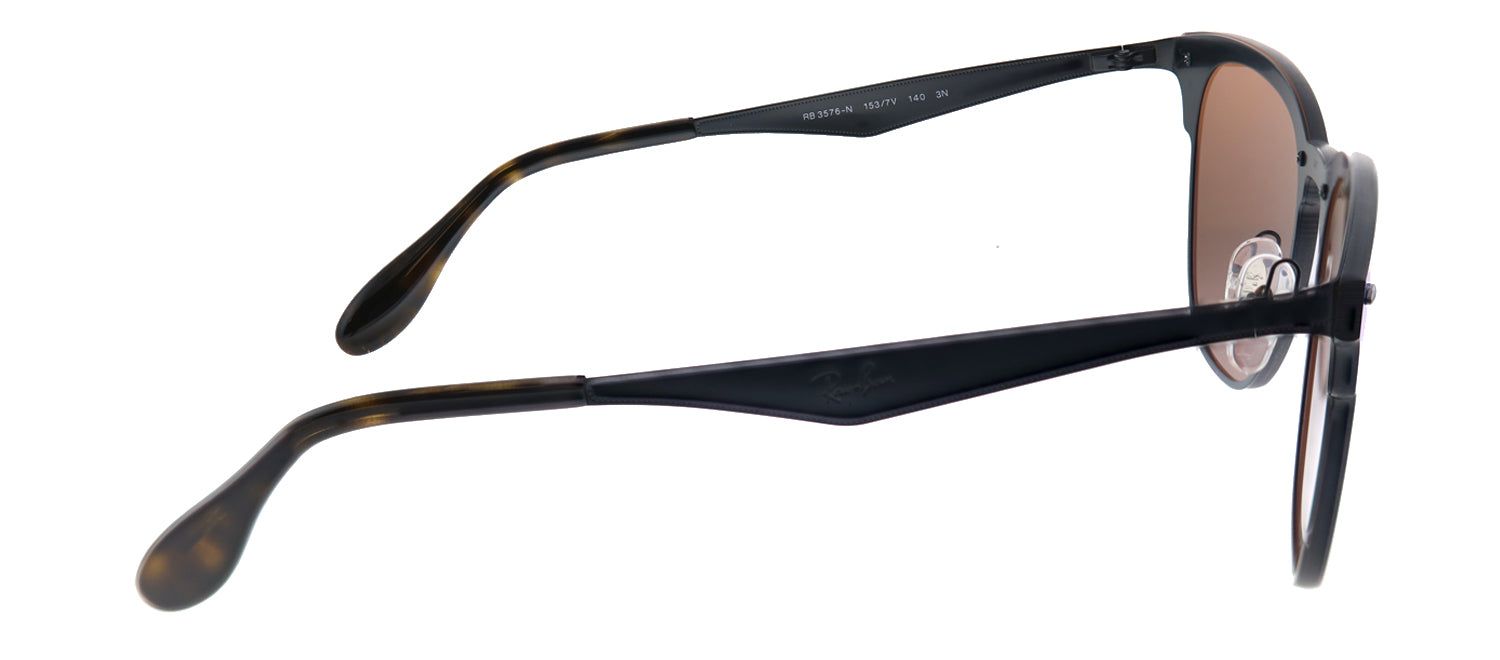 Ray-Ban RB 3576N 042/87 Clubmaster Metal Silver Sunglasses with Dark Grey sold by Gaffos product image thumbnail 3