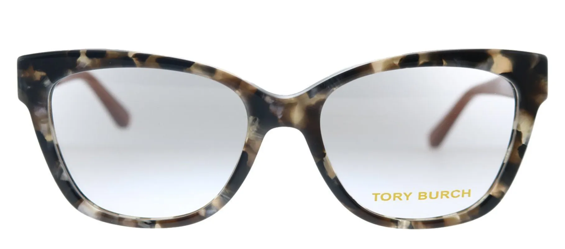 Tory Burch TY 2079 1682 Square Plastic Havana Eyeglasses with Demo Lens made by Gaffos