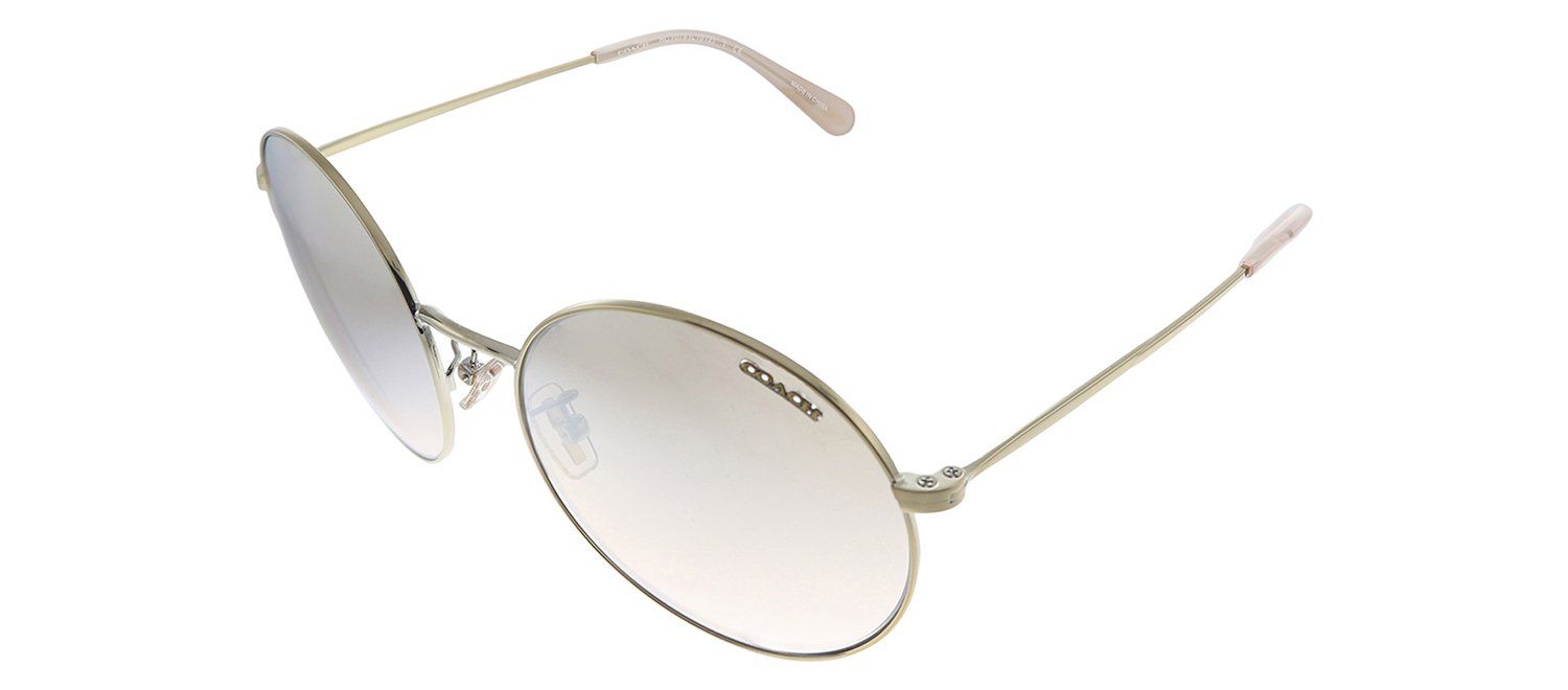 Coach HC 7078 90058Z Round Metal Gold Sunglasses with Silver Gradient Lens sold by Gaffos product image thumbnail 2