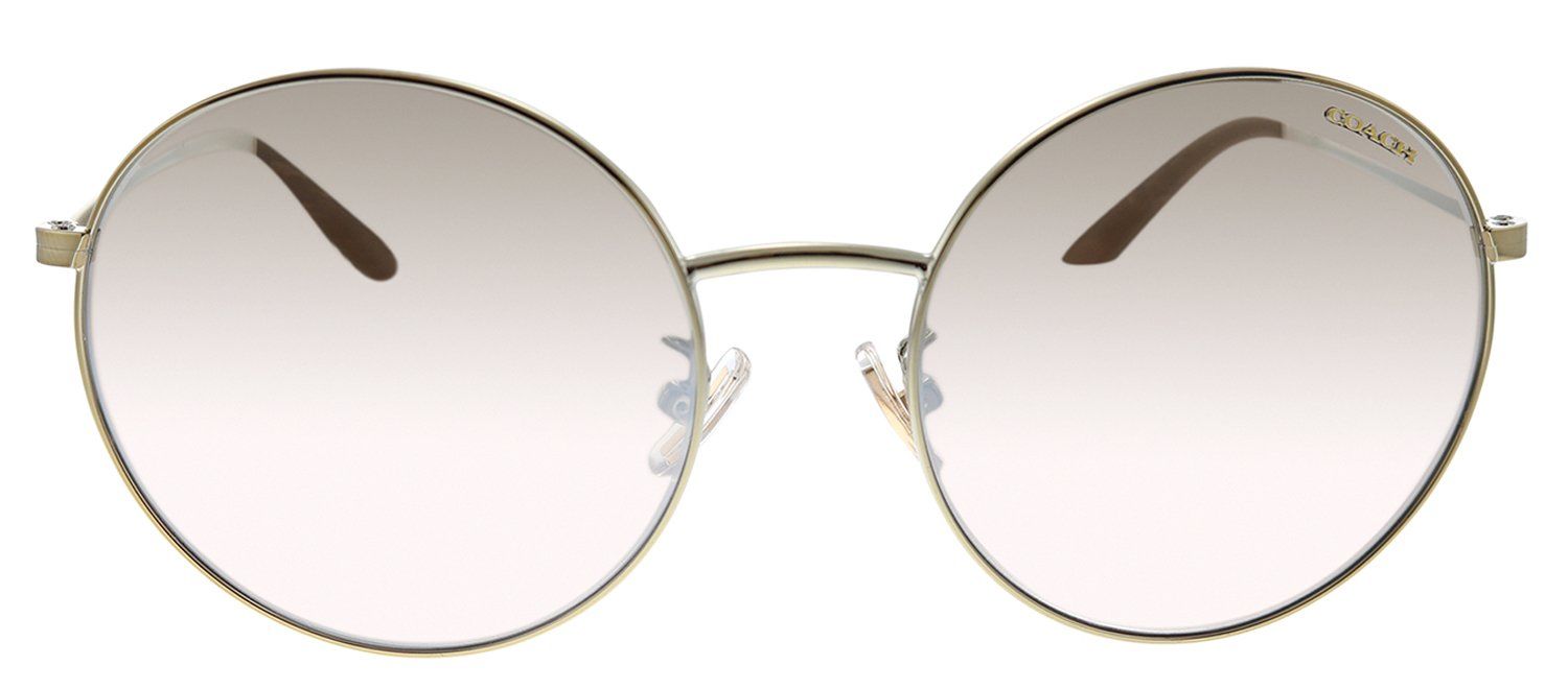Coach HC 7078 90058Z Round Metal Gold Sunglasses with Silver Gradient Lens sold by Gaffos