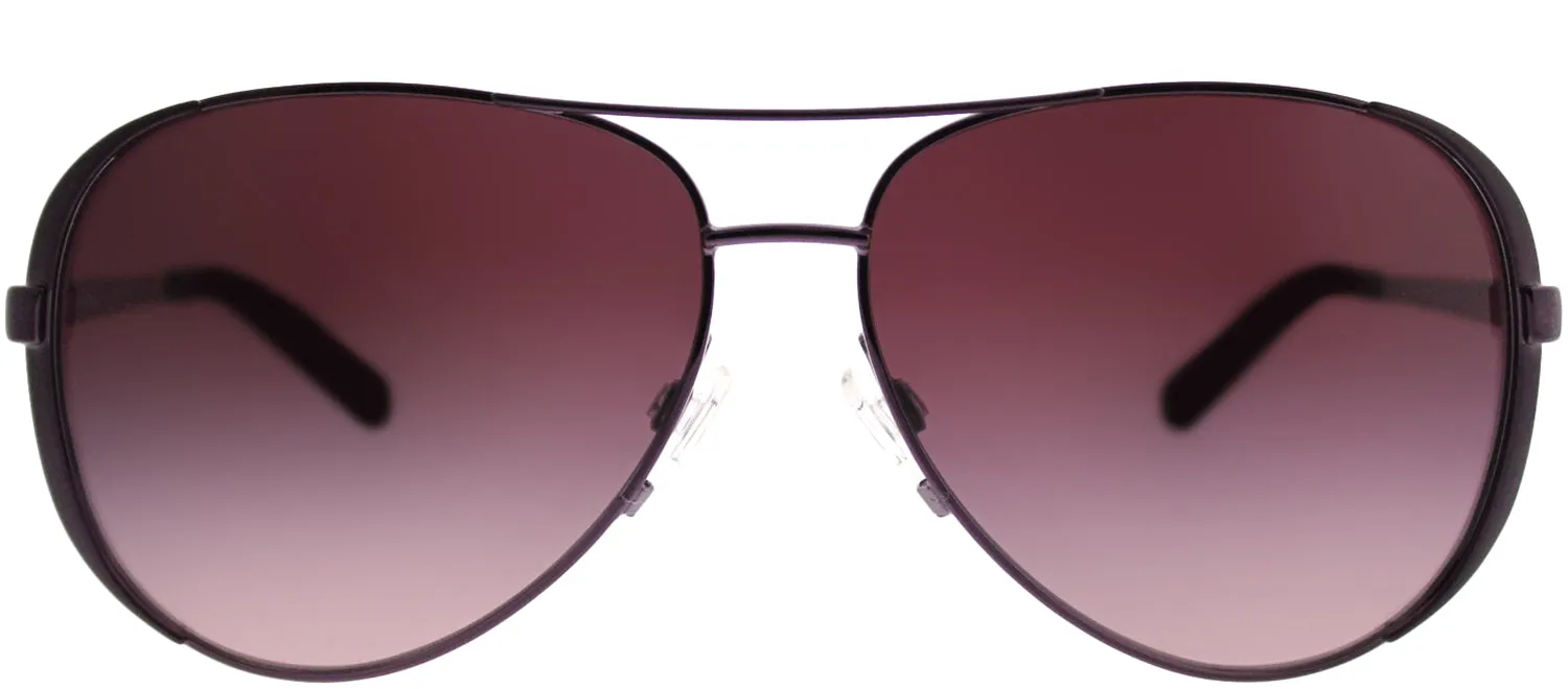 Michael Kors Chelsea MK 5004 11588H Aviator Metal Purple Sunglasses with Burgundy Gradient Lens sold by Gaffos