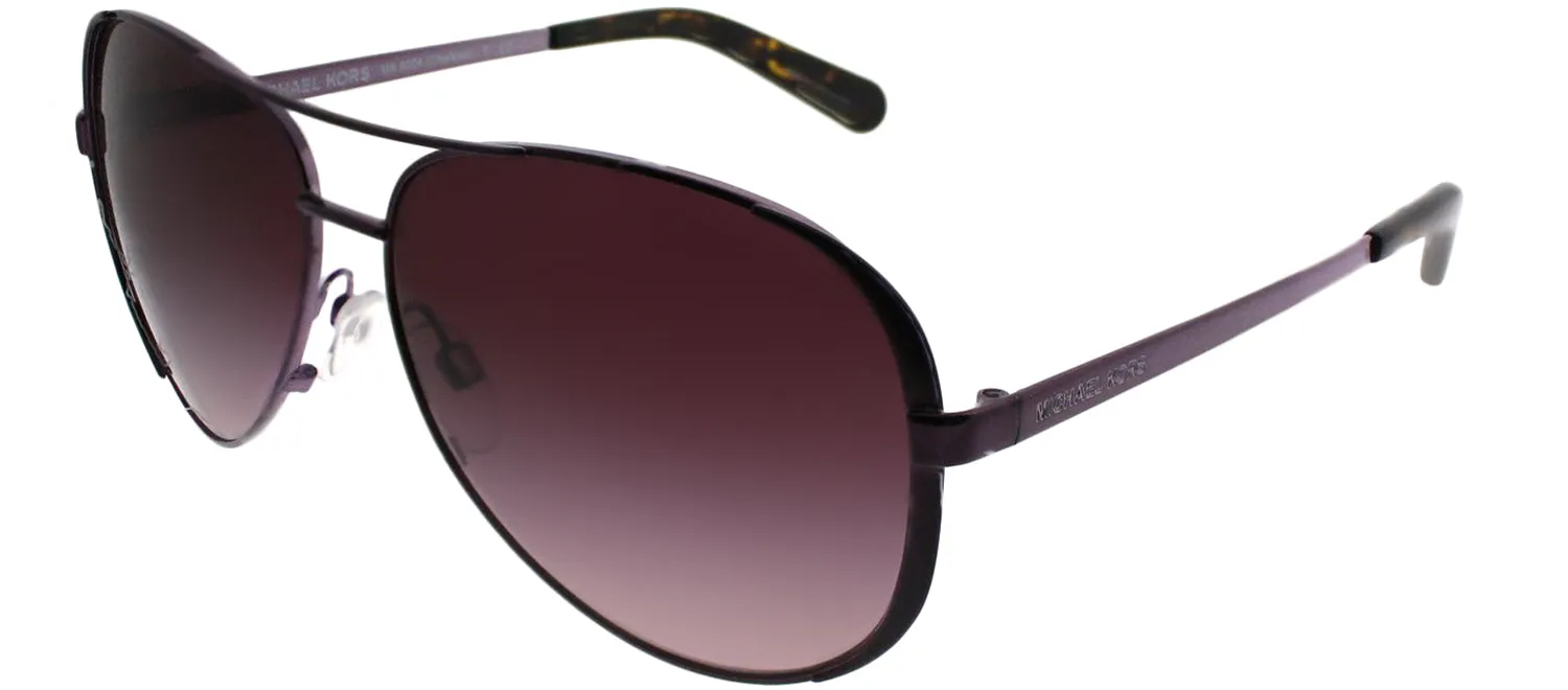 Michael Kors Chelsea MK 5004 11588H Aviator Metal Purple Sunglasses with Burgundy Gradient Lens sold by Gaffos product image thumbnail 2