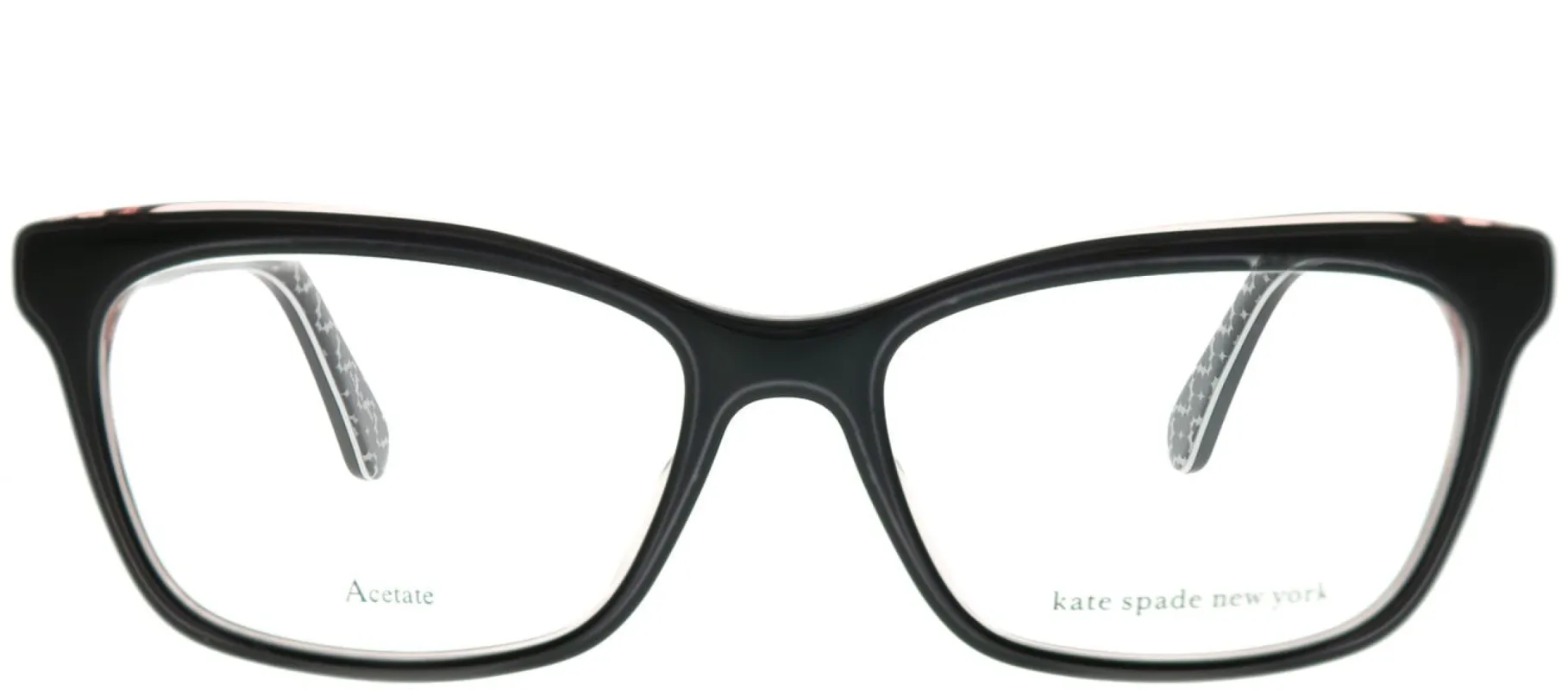 Kate Spade KS Cardea 3H2 Rectangle Plastic Black Eyeglasses with Demo Lens sold by Gaffos