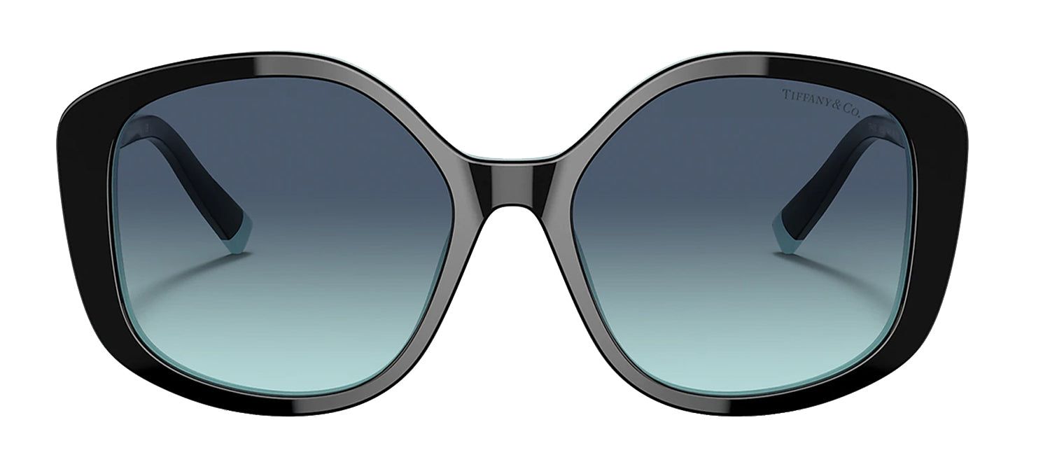 Tiffany & Co. TF 4192 80559S Irregular Metal Black Sunglasses with Azure Blue Gradient Lens sold by Gaffos product image thumbnail 2