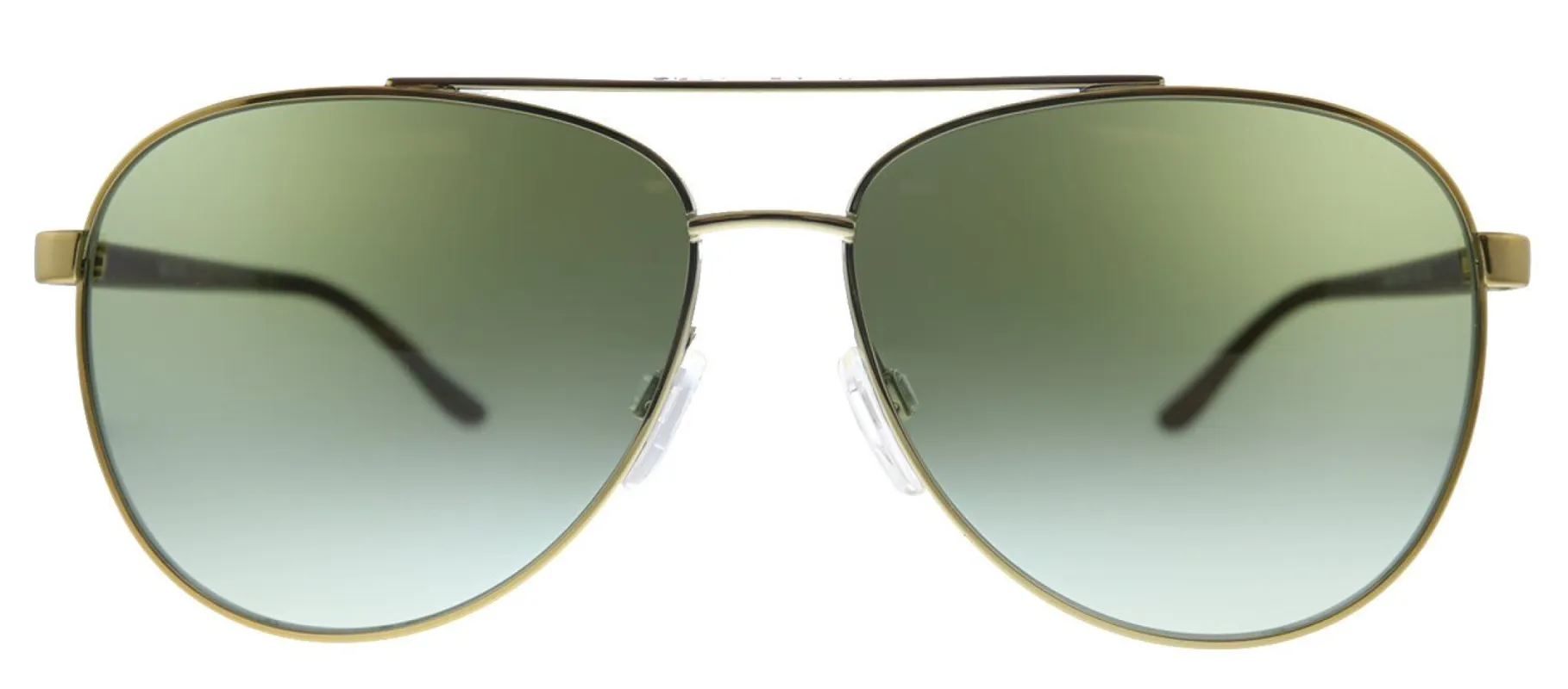 Michael Kors Hvar MK 5007 10432L Aviator Metal Gold Sunglasses with Green Gradient Lens sold by Gaffos