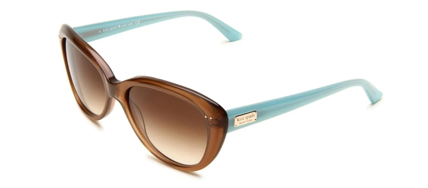 Kate Spade KS Angelique JVC Cat-Eye Plastic Tan Sunglasses with Brown Gradient Lens sold by Gaffos product image thumbnail 2