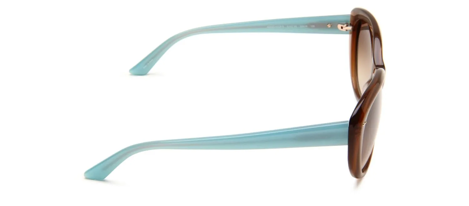 Kate Spade KS Angelique JVC Cat-Eye Plastic Tan Sunglasses with Brown Gradient Lens sold by Gaffos product image thumbnail 3