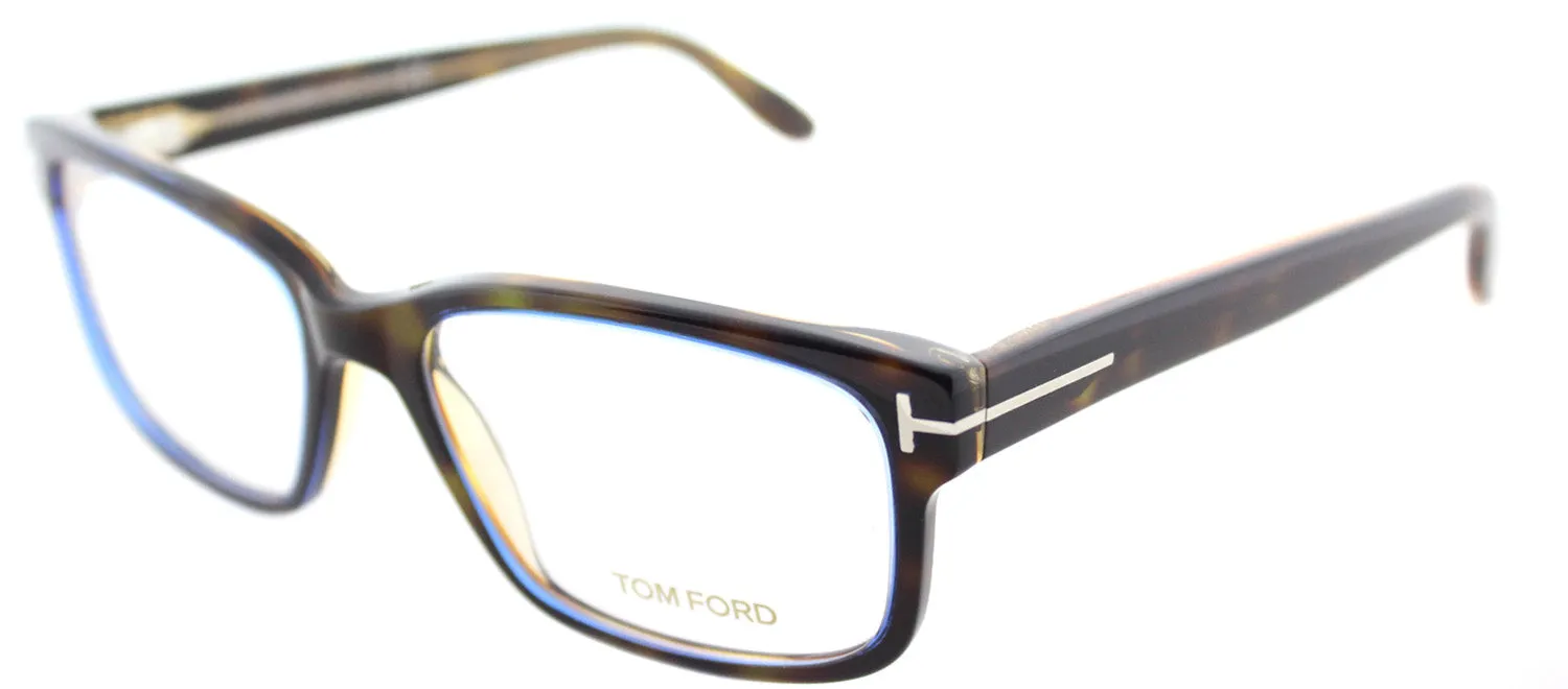 Tom Ford FT 5313 055 Rectangle Plastic Tortoise/ Havana Eyeglasses with Demo Lens sold by Gaffos product image thumbnail 2