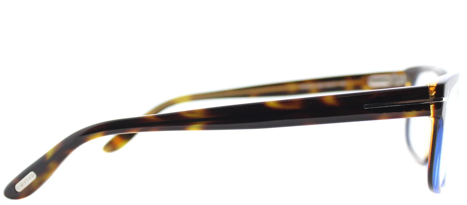 Tom Ford FT 5313 055 Rectangle Plastic Tortoise/ Havana Eyeglasses with Demo Lens sold by Gaffos product image thumbnail 3