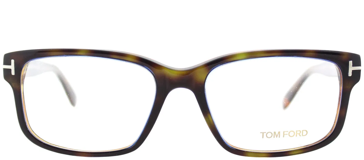 Tom Ford FT 5313 055 Rectangle Plastic Tortoise/ Havana Eyeglasses with Demo Lens sold by Gaffos