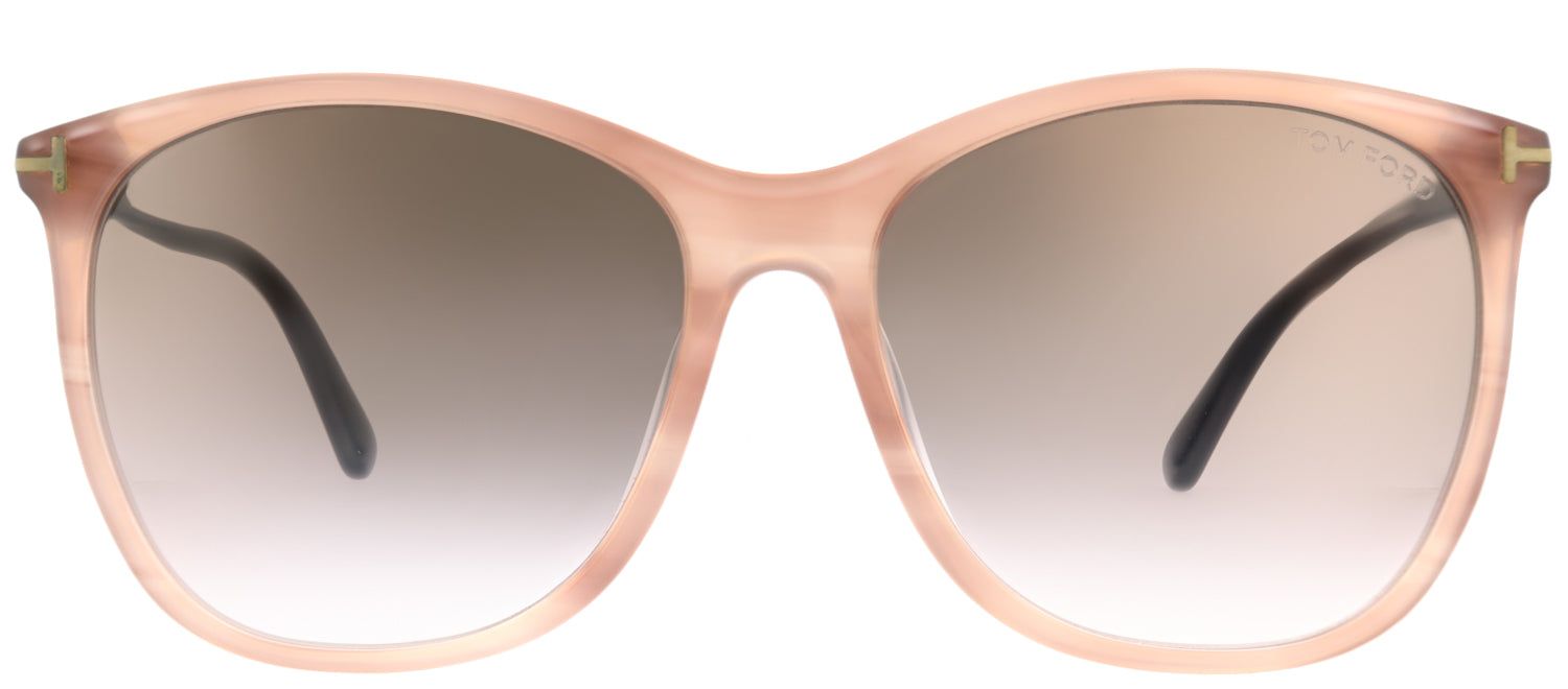 Tom Ford TF 485D 74F Square Plastic Pink Sunglasses with Pink Gradient Lens sold by Gaffos