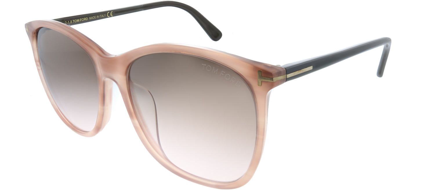 Tom Ford TF 485D 74F Square Plastic Pink Sunglasses with Pink Gradient Lens sold by Gaffos product image thumbnail 2