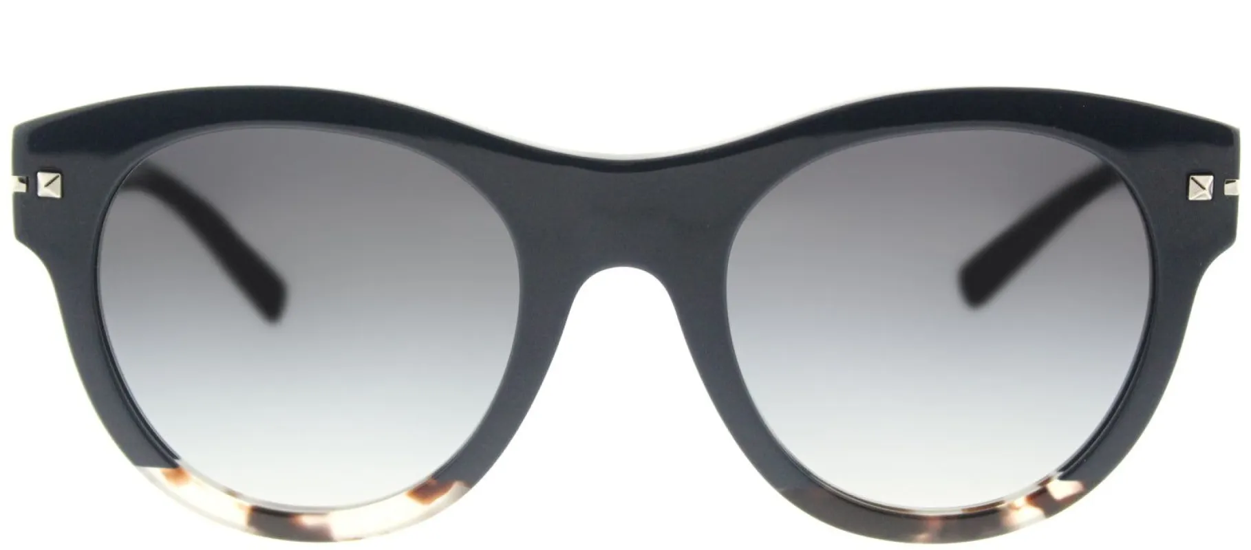 Valentino VA 4020 50078G Round Plastic Blue Sunglasses with Grey Gradient Lens sold by Gaffos