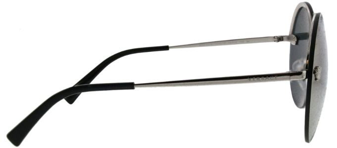 Versace VE 2176 10005R Round Metal Silver Sunglasses with Pink Mirror Lens sold by Gaffos