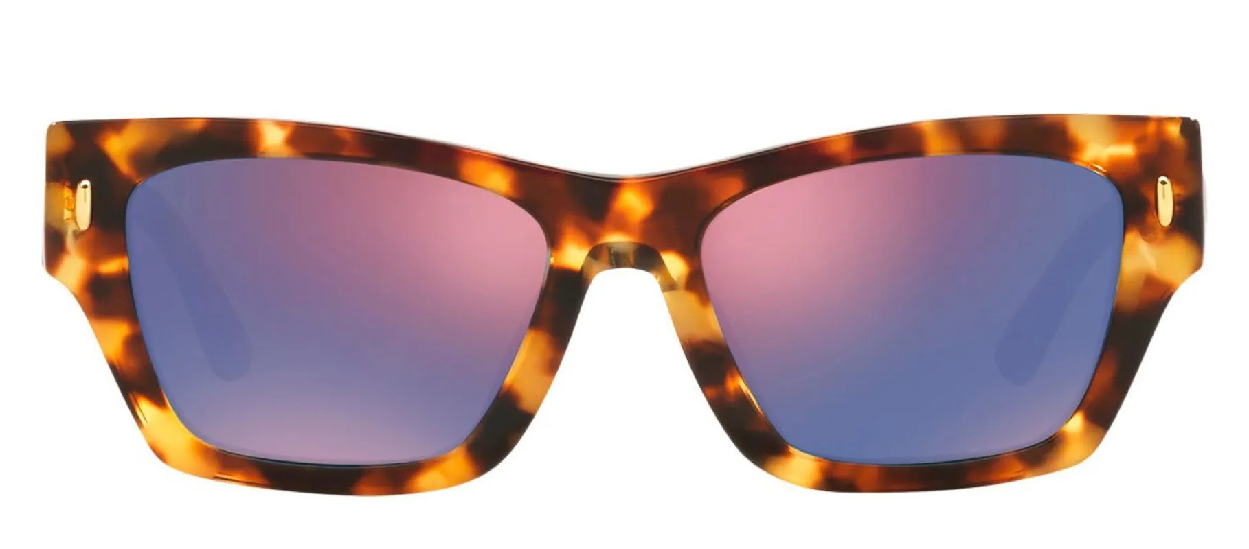 Tory Burch TY 7169U 11507V Rectangle Plastic Tortoise Sunglasses with Blue Mirror Lens sold by Gaffos