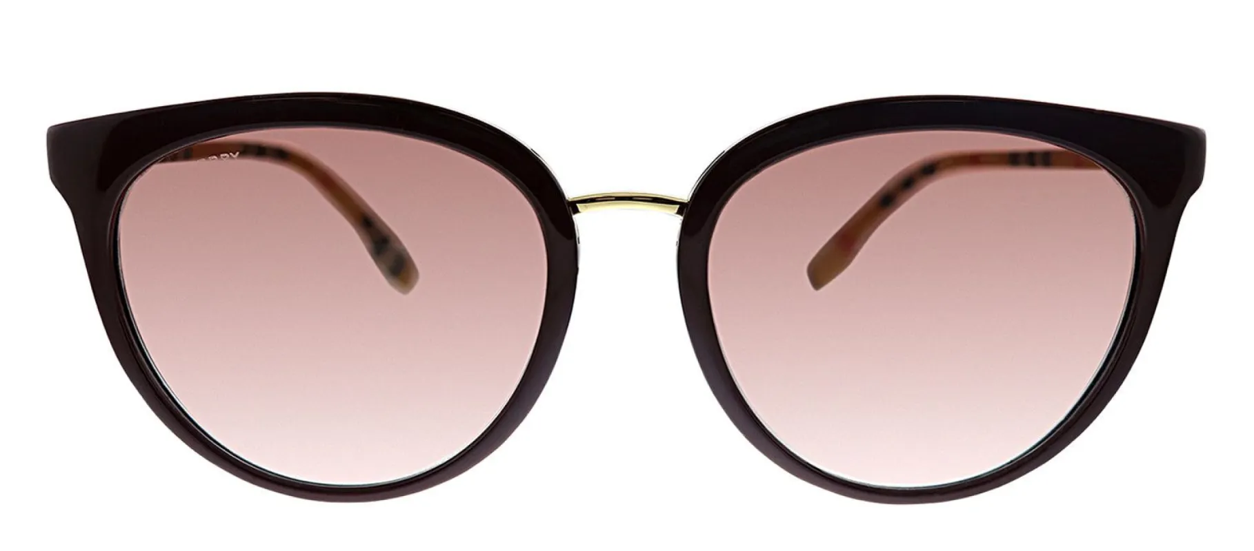 Burberry BE 4136F 39168D Cat-Eye Plastic Burgundy Sunglasses with Brown Gradient Lens sold by Gaffos