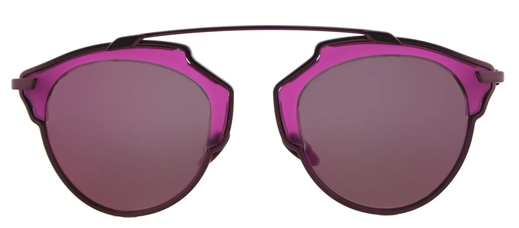 Dior CD SoReal RMT LZ Aviator Metal Purple Sunglasses with Violet Mirror Lens sold by Gaffos