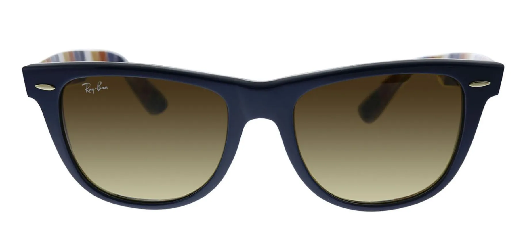 Ray-Ban RB 2140 132085 Rectangle Plastic Blue Sunglasses with Brown Gradient Lens sold by Gaffos