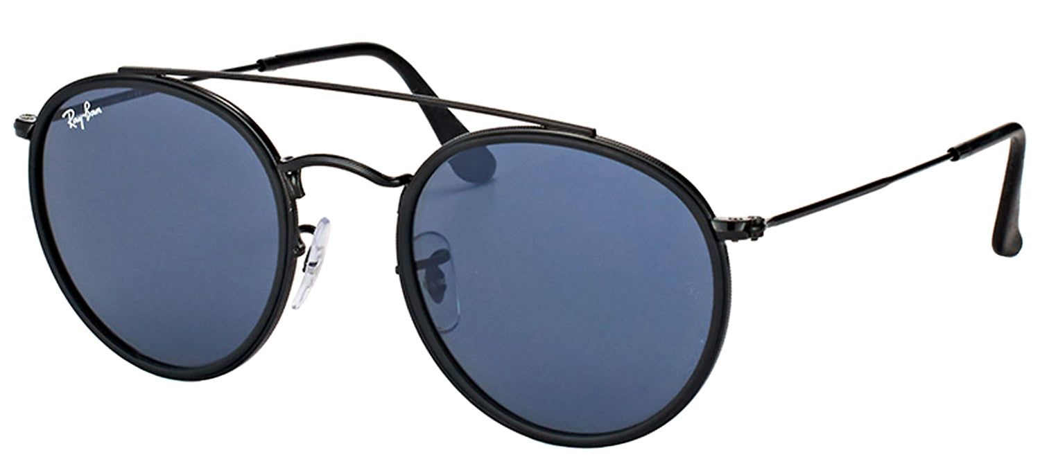 Ray-Ban RB 3647N 002/R5 Round Metal Black Sunglasses with Grey Lens sold by Gaffos product image thumbnail 2