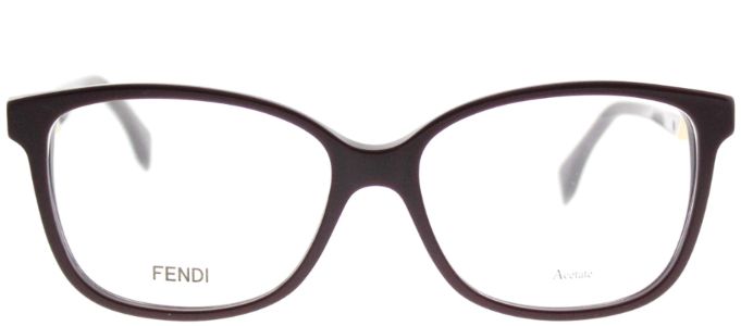 Fendi FF 0232 S85 Rectangle Plastic Burgundy/ Red Eyeglasses with Demo Lens sold by Gaffos