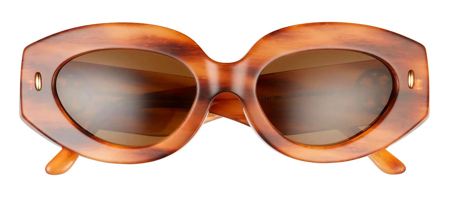 Tory Burch TY 7171U 188973 Cat-Eye Plastic Brown Sunglasses with Green Lens sold by Gaffos