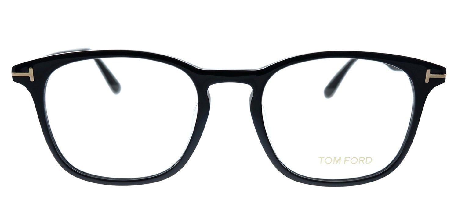 Tom Ford FT 5505-F 001 Square Plastic Black Eyeglasses with Demo Lens sold by Gaffos