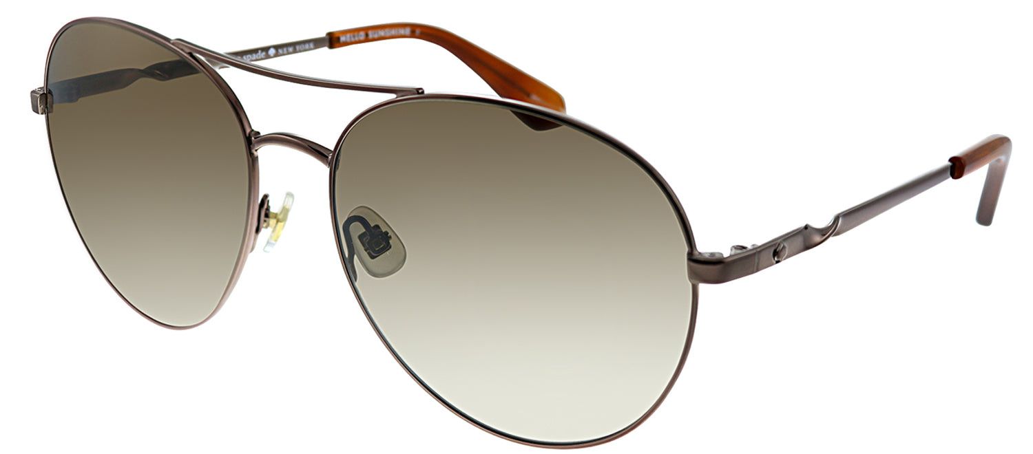 Kate Spade KS Joshelle 086 Aviator Metal Tortoise/ Havana Sunglasses with Brown Gradient Lens sold by Gaffos product image thumbnail 2