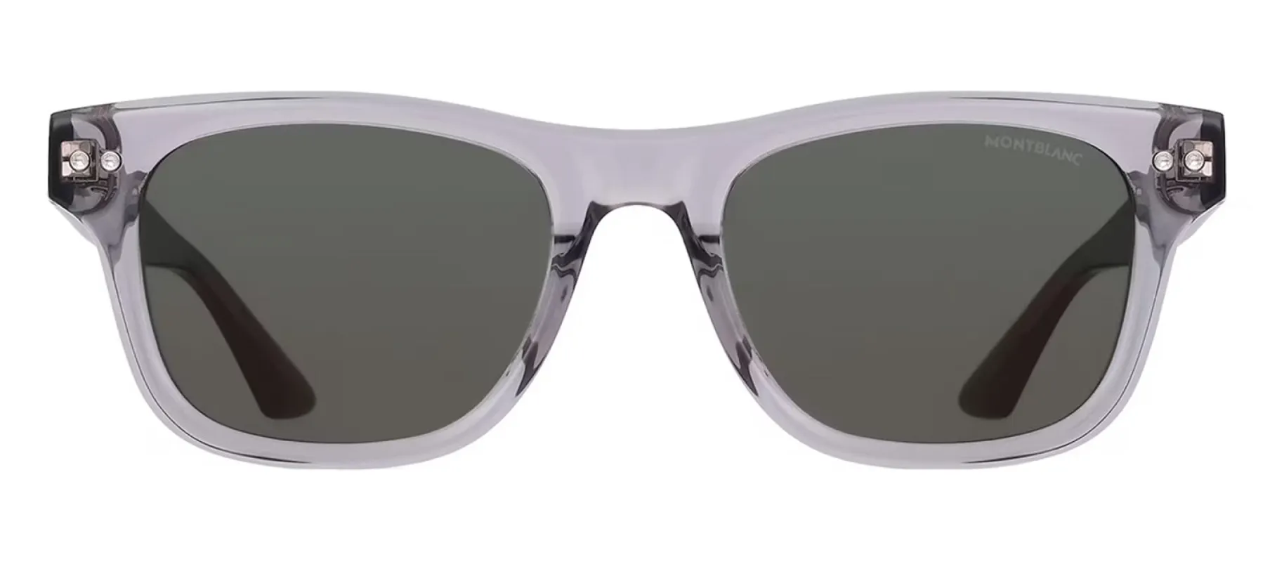 MontBlanc MILLENNIALS MB 0254S 003 Rectangle Plastic Grey Sunglasses with Grey Flash Lens sold by Gaffos