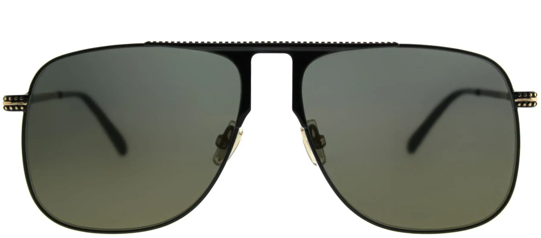Jimmy Choo JCM Dan 807 K1 Aviator Metal Black Sunglasses with Gold Mirror Lens sold by Gaffos